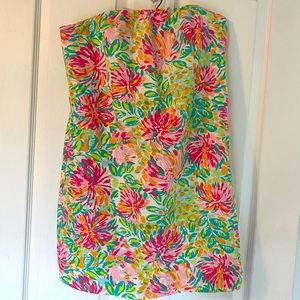 Lilly Pulitzer strapless dress
